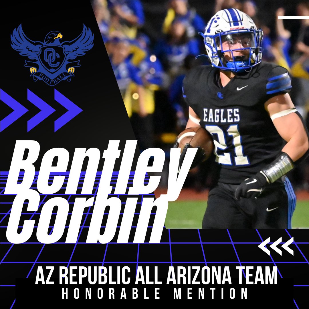 Bentley Corbin (@bentleycorbin21) on Twitter photo Thank you to <a href="/azc_obert/">Richard Obert</a> for the AŻ Republic All Arizona Team recognition! In very good company. Congrats to my teammates included. Thank you <a href="/CoachCole42/">Coach Cole</a>
@ocfootball <a href="/lmzworld_/">LIMITZ™️</a> <a href="/Maseroddy/">AZ Speed Guru</a> <a href="/PrepRedzoneAZ/">Prep Redzone Arizona</a> <a href="/gridironarizona/">Gridiron Arizona</a> <a href="/CoachPerrone/">Coach Perrone (My Recruits)</a> <a href="/MyRecruits_/">My Recruits</a> <a href="/CodyTCameron/">Cody Cameron</a> <a href="/AZPreps365/">AZPreps365</a> Thank you to <a href="/azc_obert/">Richard Obert</a> for the AŻ Republic All Arizona Team recognition! In very good company. Congrats to my teammates included. Thank you <a href="/CoachCole42/">Coach Cole</a>
@ocfootball <a href="/lmzworld_/">LIMITZ™️</a> <a href="/Maseroddy/">AZ Speed Guru</a> <a href="/PrepRedzoneAZ/">Prep Redzone Arizona</a> <a href="/gridironarizona/">Gridiron Arizona</a> <a href="/CoachPerrone/">Coach Perrone (My Recruits)</a> <a href="/MyRecruits_/">My Recruits</a> <a href="/CodyTCameron/">Cody Cameron</a> <a href="/AZPreps365/">AZPreps365</a>