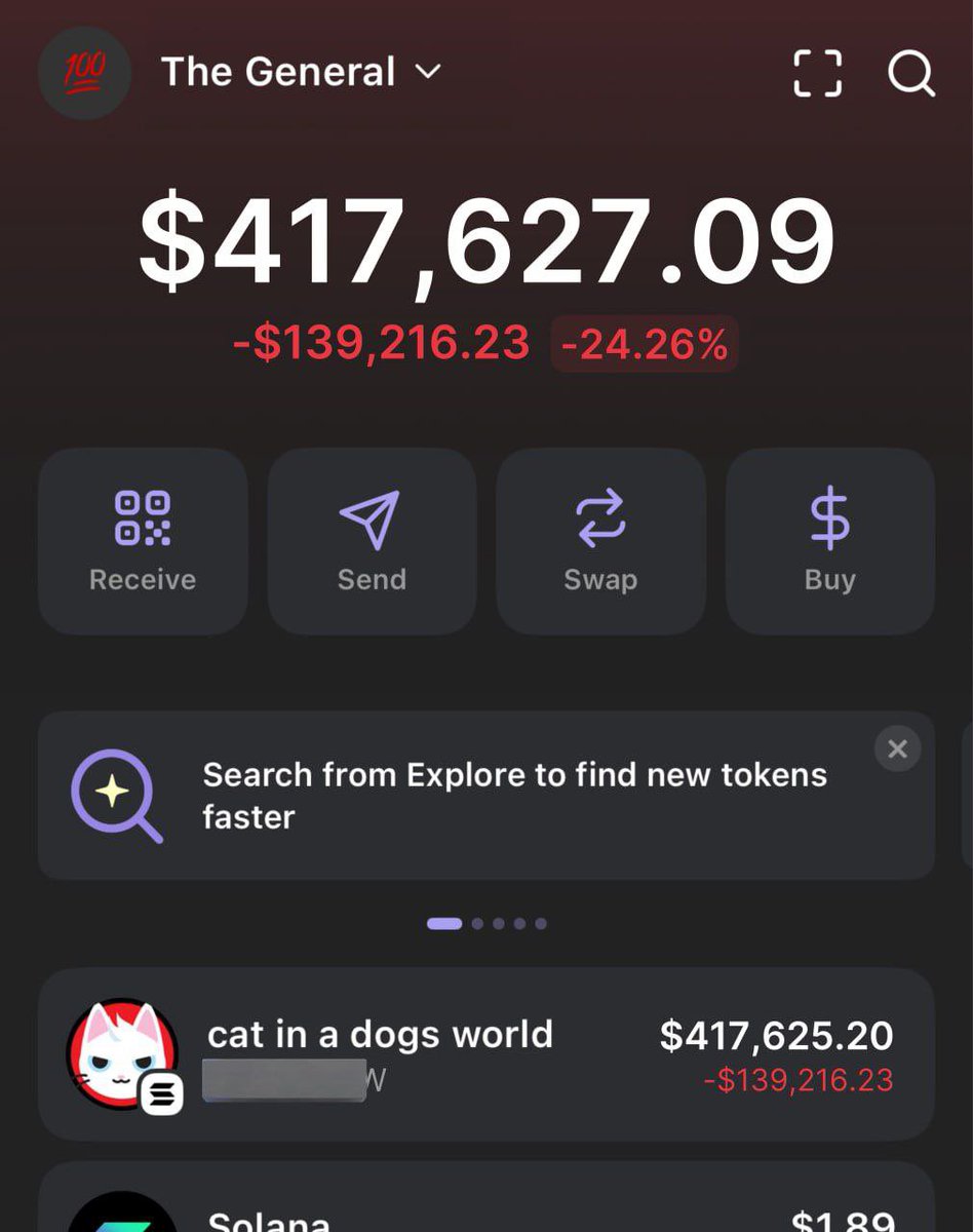 DaCryptoGeneral's tweet photo. Just market bought another $80,000 worth of $MEW

My bag will be worth 7 digits very soon 

Believe in something 📍✨🐈 https://t.co/c7Htwq2cCE