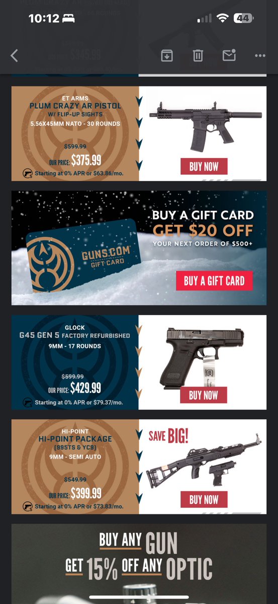 TerrillCharming's tweet image. If you live in a red state, guns are on sale for you. #CoDMobile #LoadUp #2A