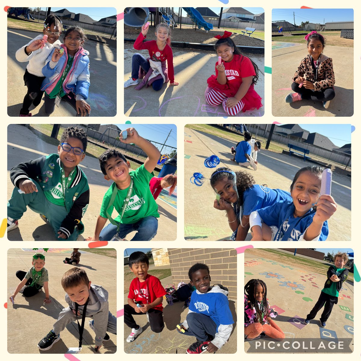 We filled up our class smiley jar and earned a chalk party!☀️ We had the BESt time celebrating our hard work!🩵💙 #bengalpride