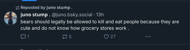 humanationalist's tweet photo. Just the sort of things you see posted on Bluesky. https://t.co/ZUd0GERYwo
