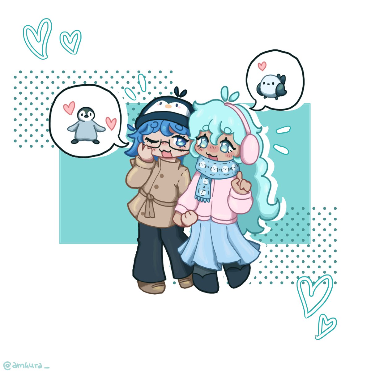 am4ura_'s tweet photo. Day 2 - ๐ง๐ง
Winter and Birds <3
#MmjShipWeek #Shizuharu #prsk_FA #prsk_GL https://t.co/NeK6hicPxP