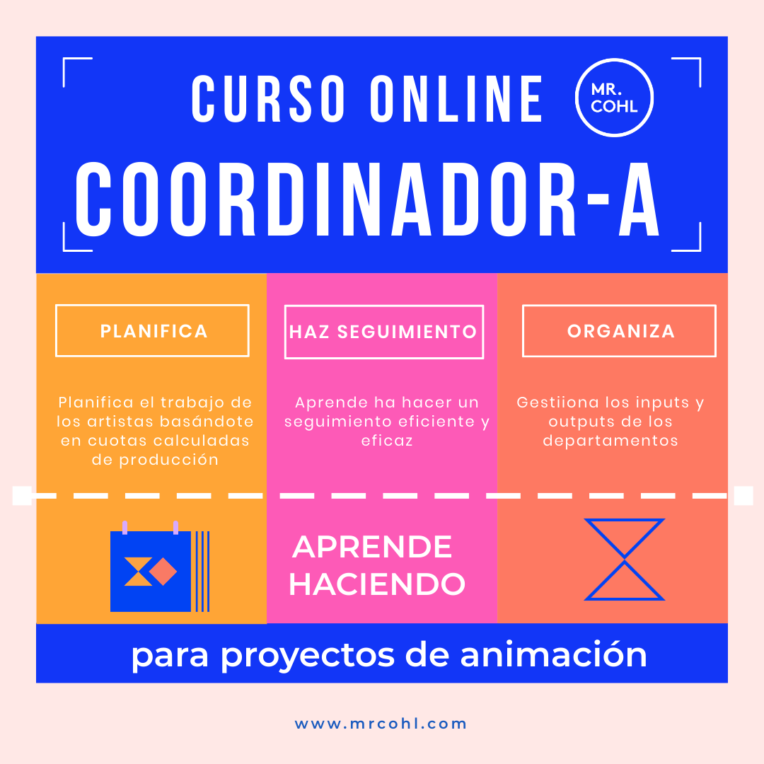MrCohl's tweet photo. Coordina proyectos de animación, te preparamos! Ejercicios prácticos basados en casos reales. Aprovéchate de los más de 30 años de experiencia de @BelliRamirez en el sector. Organizado por @MrCohl 
https://t.co/KfnvQ4wOXw https://t.co/VXCIEYBerS