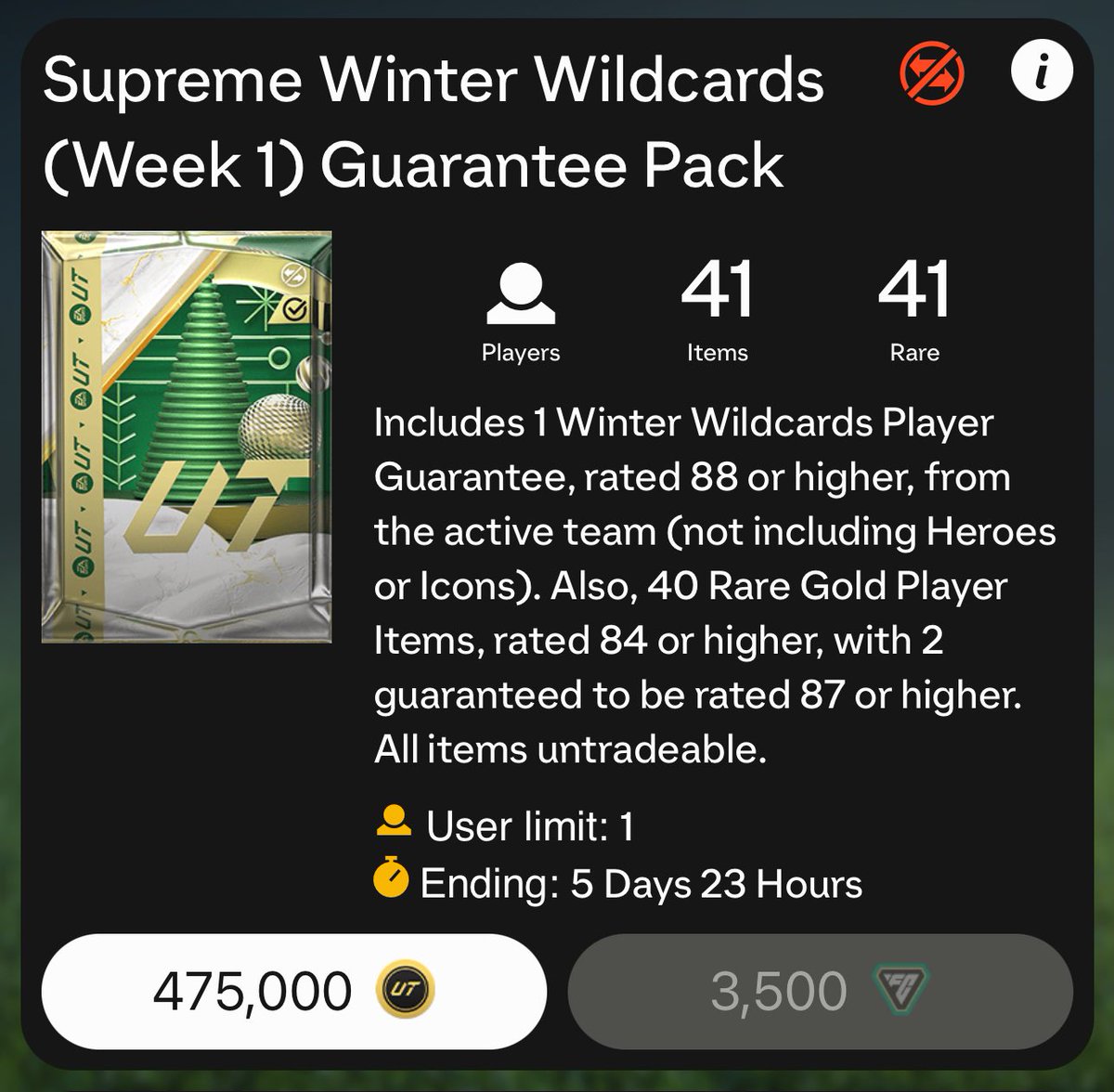 FTD - EAFC Trader/Creator (@fut_trader_d) on Twitter photo ๐จ ~ ๐๐๐๐ ๐๐๐๐๐๐๐๐ - Day 1
WHO WANTS THIS PACK FOR FREE?!
Follow <a href="/UTcoinMerchant/">UT COIN MERCHANT๐ต๏ธโโ๏ธCheap & Safe EA FC 25 Coins</a> & me โ
RT this post โ
Winner chosen by tomorrow #EAFC25๐ ๐จ ~ ๐๐๐๐ ๐๐๐๐๐๐๐๐ - Day 1
WHO WANTS THIS PACK FOR FREE?!
Follow <a href="/UTcoinMerchant/">UT COIN MERCHANT๐ต๏ธโโ๏ธCheap & Safe EA FC 25 Coins</a> & me โ
RT this post โ
Winner chosen by tomorrow #EAFC25๐