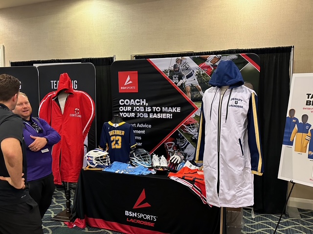 BSNSPORTS's tweet photo. Another great year at the #IMLCA2024 Coaches Summit! Thanks to all the coaches who stopped by our booth. Let's keep elevating the game of lacrosse together. #TeamBSN #Lacrosse https://t.co/VEILp766LF