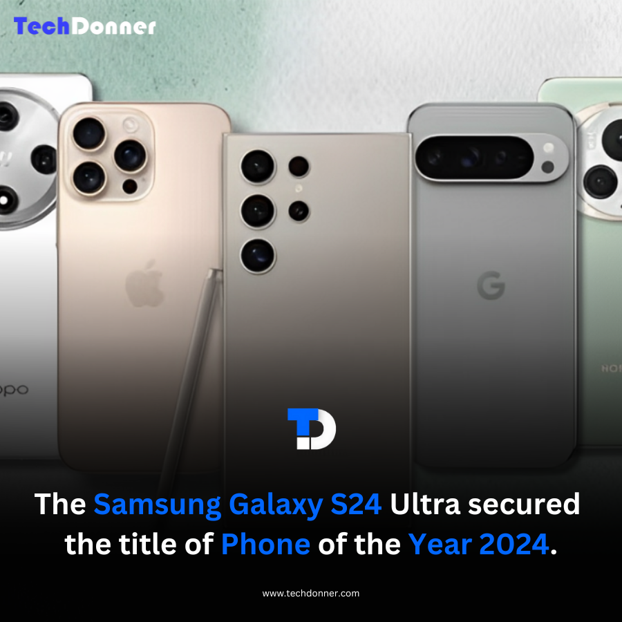 techdonner's tweet image. MKBHD’s #SmartphoneAwards 2024 crowned the Galaxy S24 Ultra as Phone of the Year, the iPhone 16 Pro for Best Camera, and the Pixel 9 Pro Fold as Best Foldable.

Read more: techdonner.com/2024/12/mkbhds… 
Do you agree with the winners, Let us know!
#techdonner