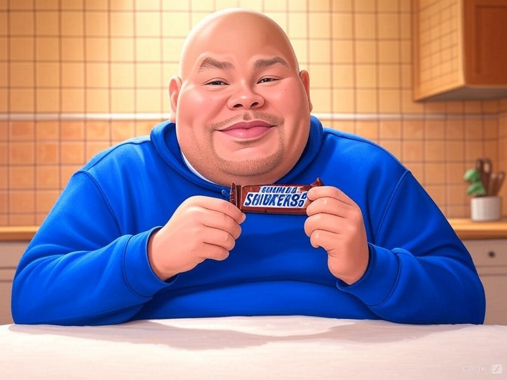 CtrlAltDel_user's tweet photo. @sendpornLTC Who's gonna tell him that he can't have a Snicker? Snicker , Snicker, Snicker, lmao. #FakeJoe #HipHop #ChickenTenderSquad https://t.co/HDxPnPOt1E