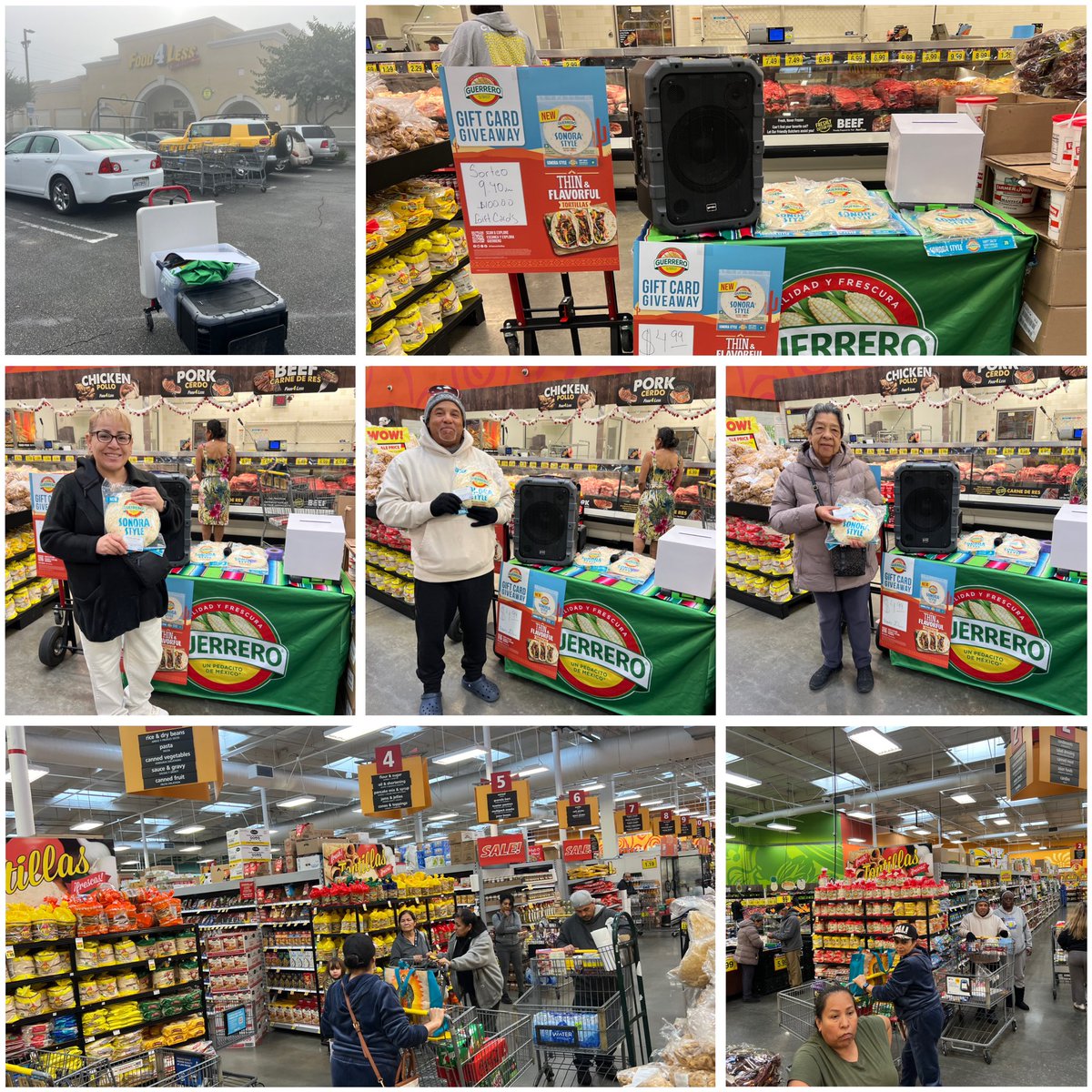 Multimediosusa's tweet image. Sábado de ganadores con la promoción de @guerrerotortillas  y los certificados de $100 #ganadores #certificados #navidad #hollidays