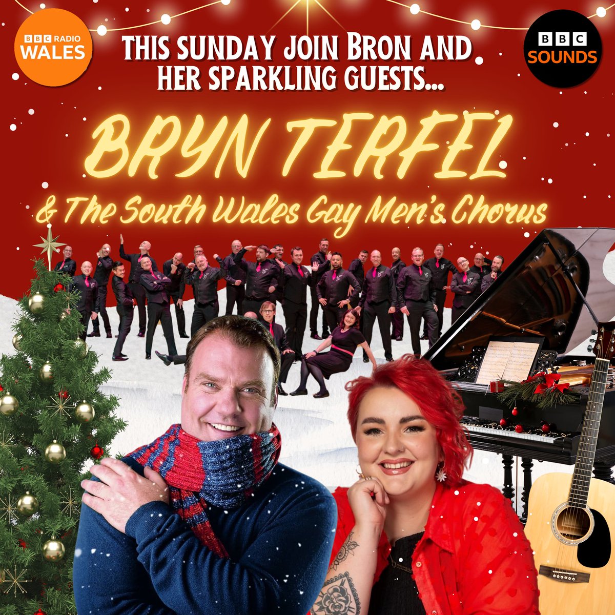 B R O N W E N (@bronwenlewis_) on Twitter photo TOMORROW 12-3pm on <a href="/BBCRadioWales/">BBC Radio Wales</a> 📻
My last Sunday show this year!
So we’re going BIG 🧡
Sir Bryn Terfel and the <a href="/SWGMC/">South Wales Gay Men’s Chorus</a> will be performing live in the Cwtsh Canu! 🎶
Cannot wait. Catch you then! ✨ TOMORROW 12-3pm on <a href="/BBCRadioWales/">BBC Radio Wales</a> 📻
My last Sunday show this year!
So we’re going BIG 🧡
Sir Bryn Terfel and the <a href="/SWGMC/">South Wales Gay Men’s Chorus</a> will be performing live in the Cwtsh Canu! 🎶
Cannot wait. Catch you then! ✨