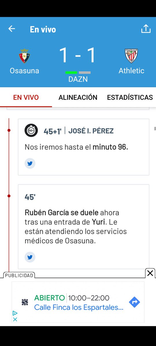 miguelbio7's tweet photo. #Osasuna #Bilbao #marca #LALIGAEASPORTS @marca Ha dado de sí la primera parte ☺️. https://t.co/VdlzGeUPeA