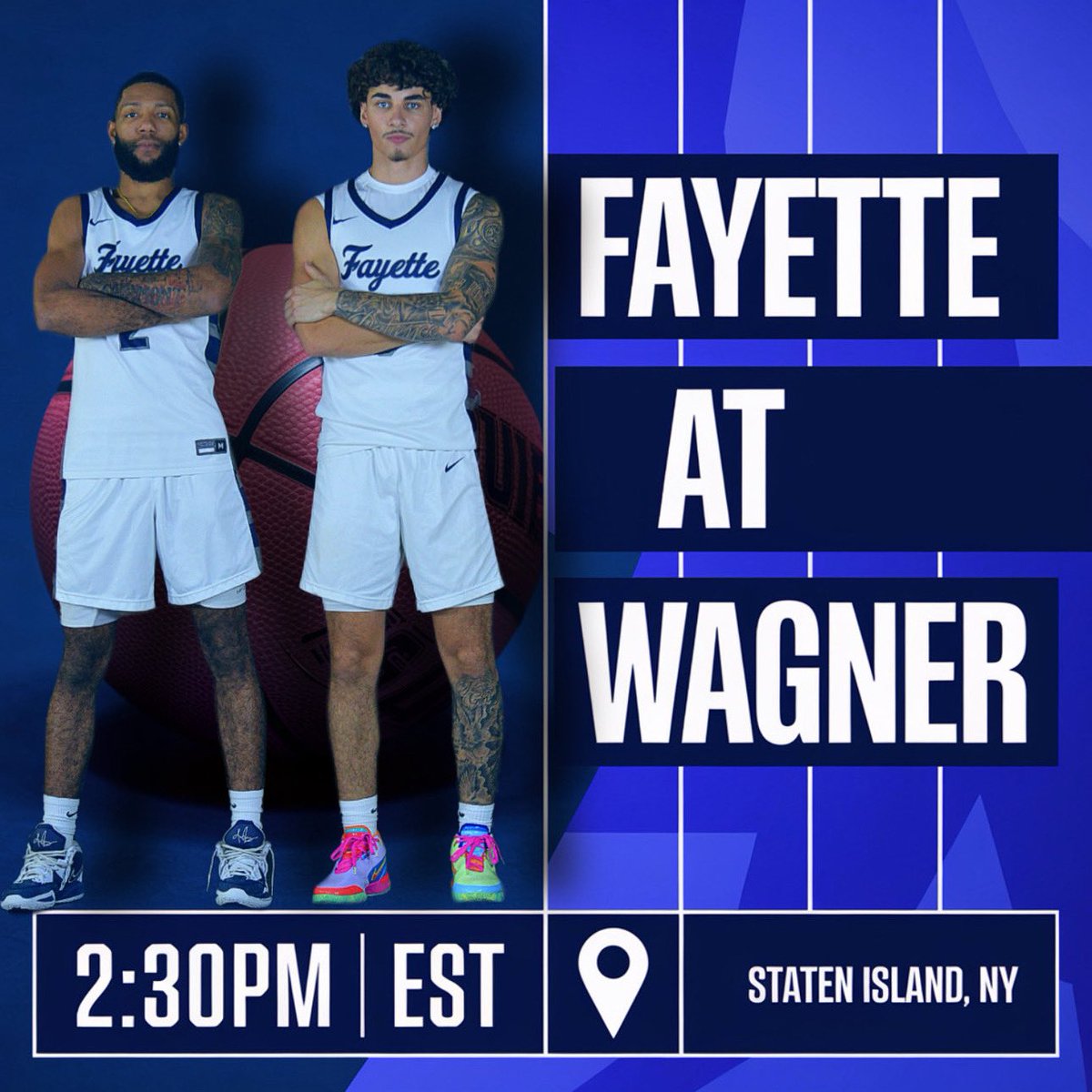 Big game day today‼️ Watch us take on Wagner in an away game at 2:30pm via live stream🔥 necfrontrow.com/game/12670