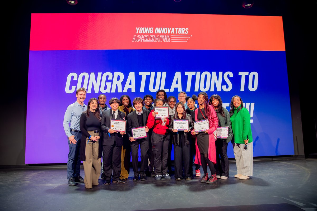 Annenberg_FDN's tweet image. What a night! #AnnenbergTech, in collaboration with @AnnLearner and in partnership with @Greaterlaedfund and @BestBuy, recently hosted the second annual Young Innovators Accelerator (YIA) pitch competition at the Spotify Mateo Campus: bit.ly/41N3TyJ.