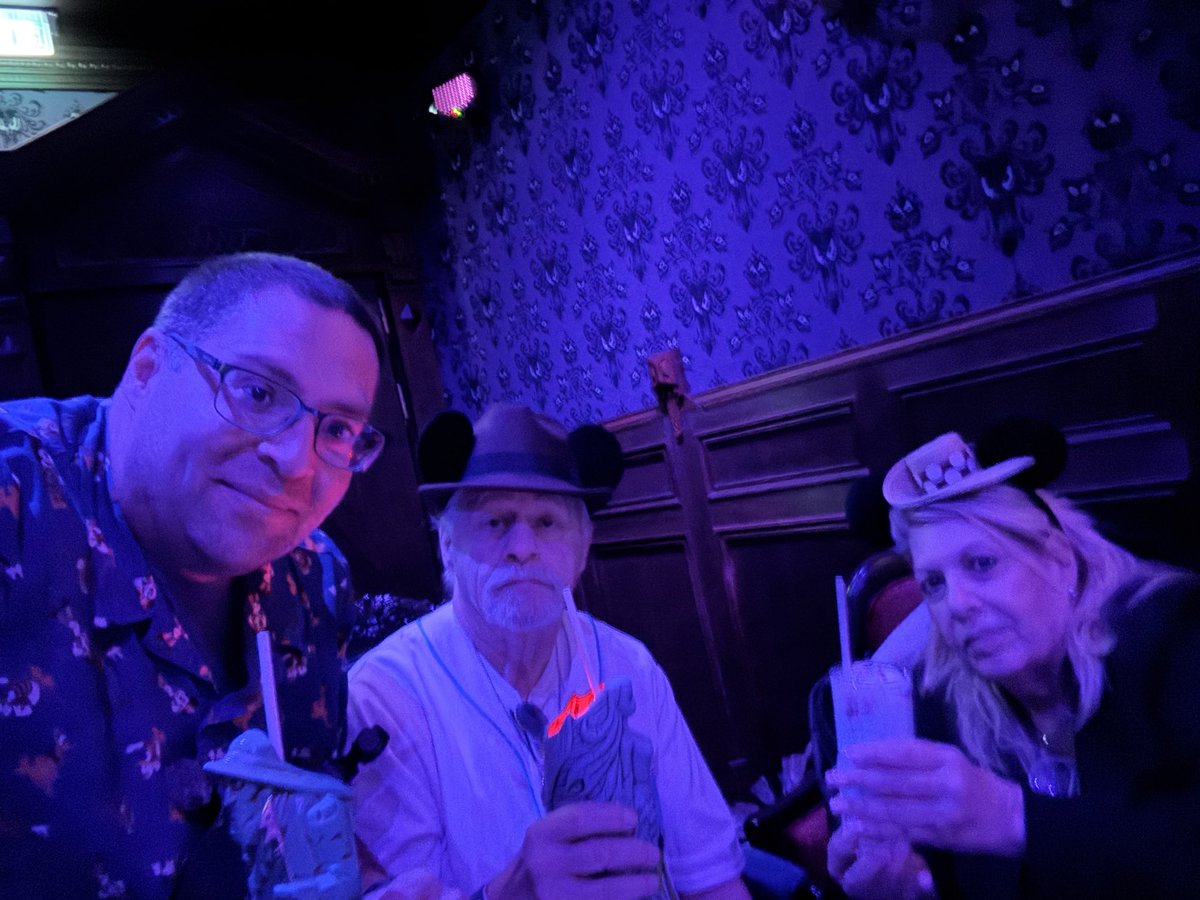 WDWNT's tweet photo. Getting started at The Haunted Mansion Parlor on the Disney Treasure Maiden Voyage https://t.co/iwf0zwnJK3