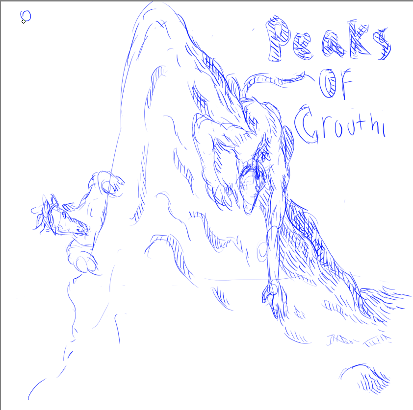 I'm gonna use this sketch to base my cover for my one shot, my handwriting needs like 10 years of lessons #artmoots #indiemanga