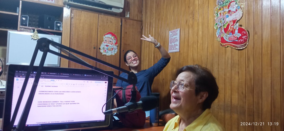 ecorina2's tweet image. Feliz Día del Espíritu de la Navidad 🎄🇻🇪☀️🙏🌎💖 les deseamos desde #EstamosalAire por  @Sintonia1420am junto a nuestros invitados... Dra. Alejandra Padrón Luque y de los Jóvenes de las competencias de la @ONU_es @mun_ucv en Instagram