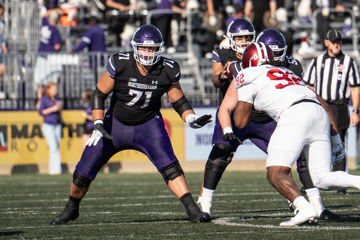 Northwestern OL Ben Wrather has declared for the NFL Draft. 

The 6-foot-6, 315-pound Powell, Ohio, native played in 51 games during his five-year career with the Wildcats.