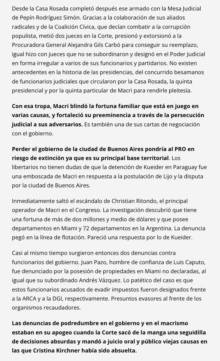 Cristina Kirchner tweet media