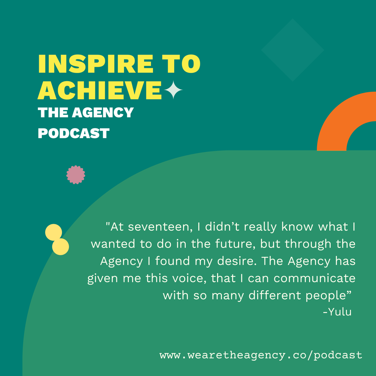 Agency_OfChange's tweet photo. ‘Inspire to Achieve’, is a podcast created &amp; hosted by Max, co-hosted by Mark &amp; Farhad, our talented Alumni Agents. Offering a unique insight into the wisdom &amp; experiences of both past/present Agents aged 15-25 who have been part of The Agency’s journey all around the UK 💥 https://t.co/NWfnauULdv