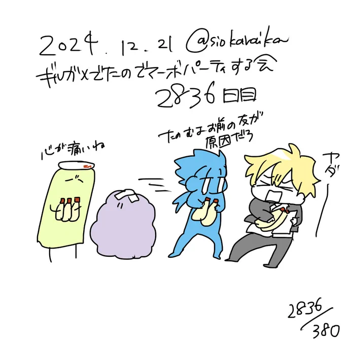 麻婆祝い2836日目 