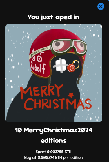 모두들 메리 크리스 마스

pumpsea.io/MerryChristmas…
펌프펀 + 오픈씨 = 펌프씨
#NFT 를 잼있게 사고 파세요