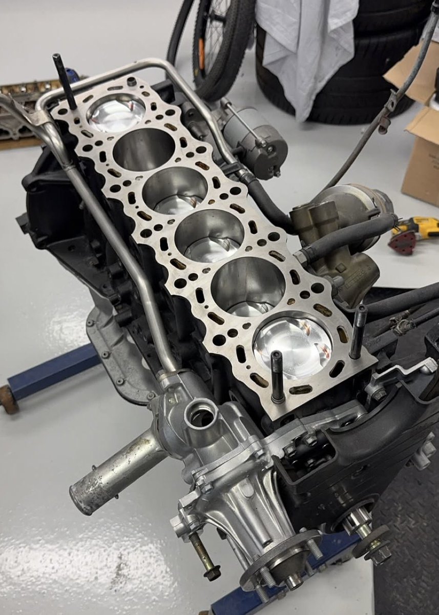 3.4L 2J short block with a 94mm BC crank, BC ProH625+ rods and custom CP pistons machined from their heavy-duty forging #runbc