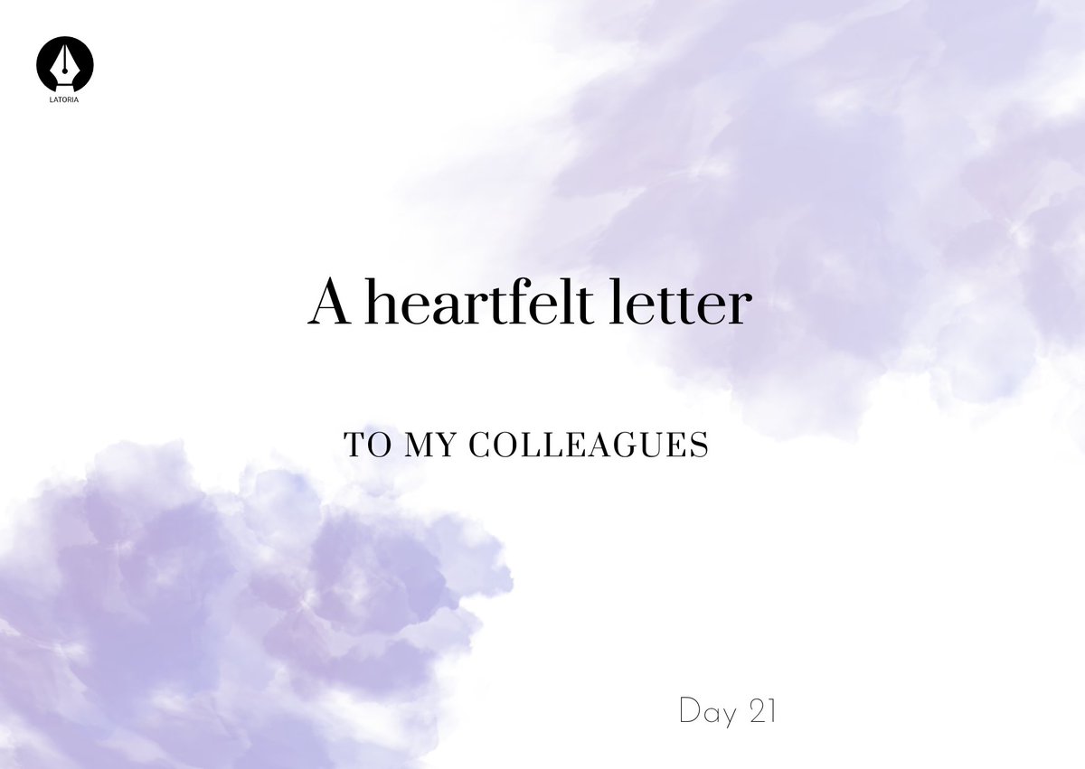 latoria_ria's tweet photo. Here’s to another year of laughter, growth, and great moments in 2025. Thank you for being more than just coworkers.
#Day21 #31DaysChallenge #HeartfeltMessages #NewBeginnings #WritingChallenge2024 #DecemberVibes #LaunchJourney #CardsForAllOccasions
#Latoria https://t.co/5al4RB98z7