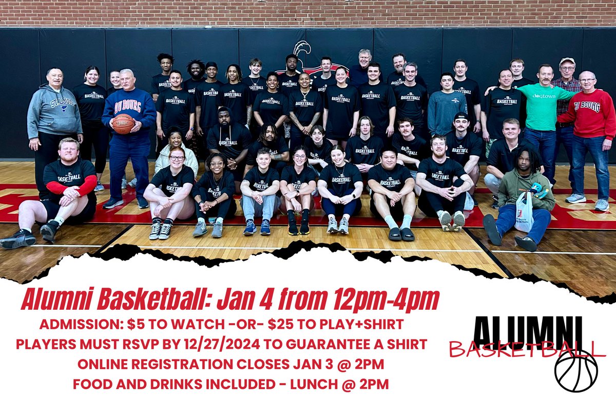 Alumni basketball game is TWO WEEKS AWAY! If you haven't already registered, do it today! We would love to see you back on campus! ❤️🏀

Link for tickets: one.bidpal.net/alumnibasket25…