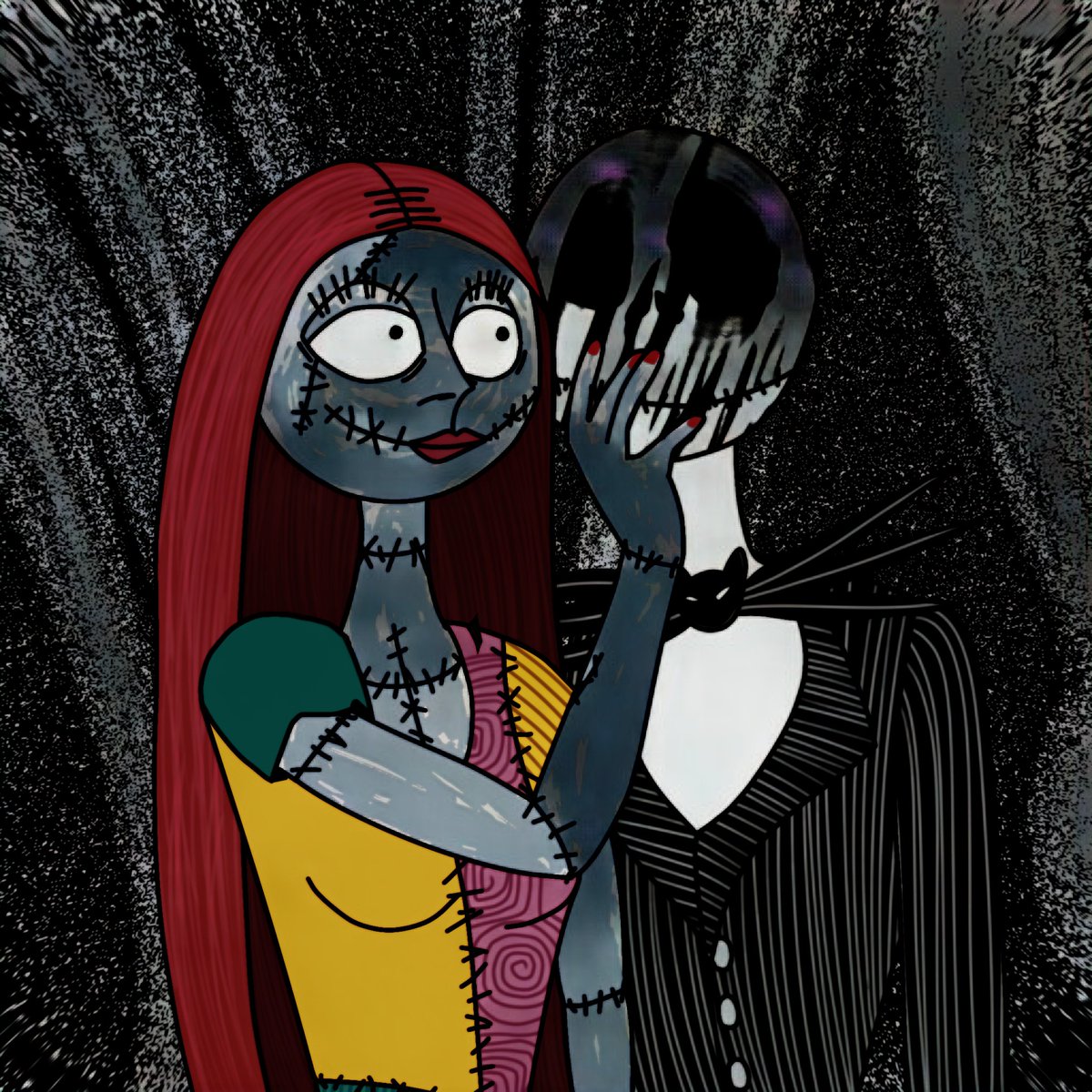 cvntzslasher's tweet photo. Sally and Jack Skellington Fanart
/-/SICKLERS/-/
#nightmarebeforechristmas #fanart #sallynightmarebeforechristmas #jackskellington #horrorart #gritty #digitalart #glitchart #trippyart #drawing #illustration #art #darkart #goodbyedespair https://t.co/9PSiOMXYqj