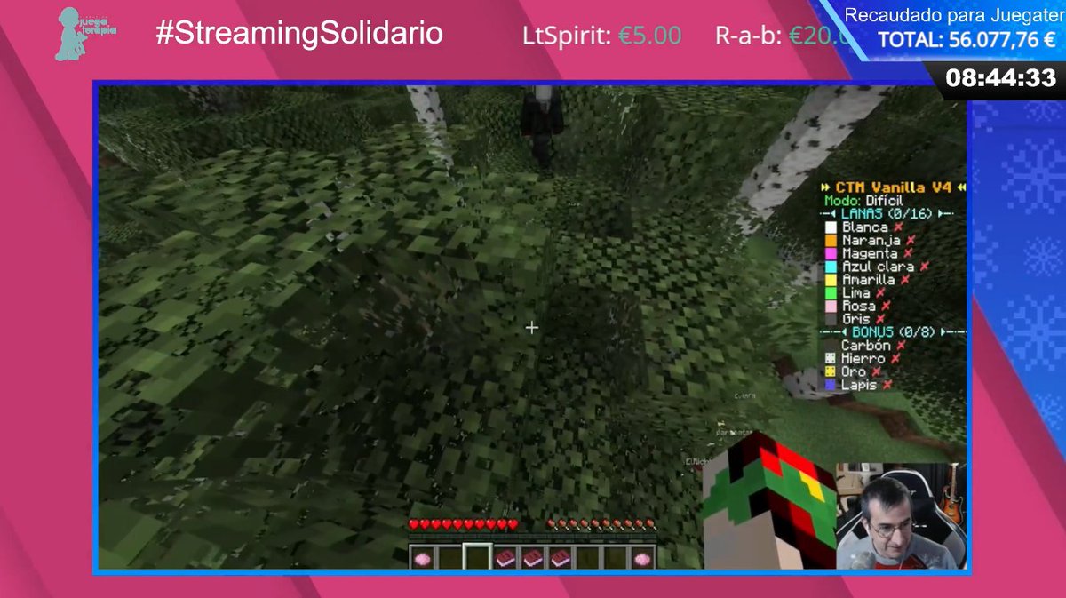 L3tCraft's tweet image. ¿Serán capaces de superar el reto de Minecraft? ¡Vamos a verlo!
👤 @paracetamor @ElRichMC @Kaumaru102 @KillerCreeper55 @Felipez360 @tonacho @EvilAFM @chincheto77 😊
#StreamingSolidario a favor de @juegaterapia.
➡️Estamos en nuestro canal de Twitch 💜