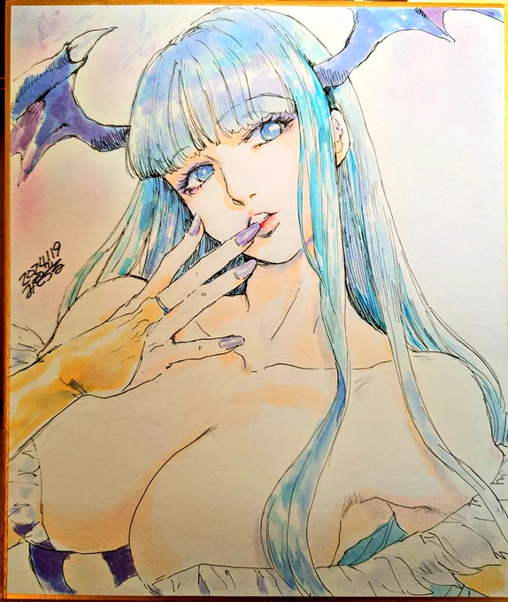 過去に描いた色紙。来年のイベントにも描いて持ってくぞ! 