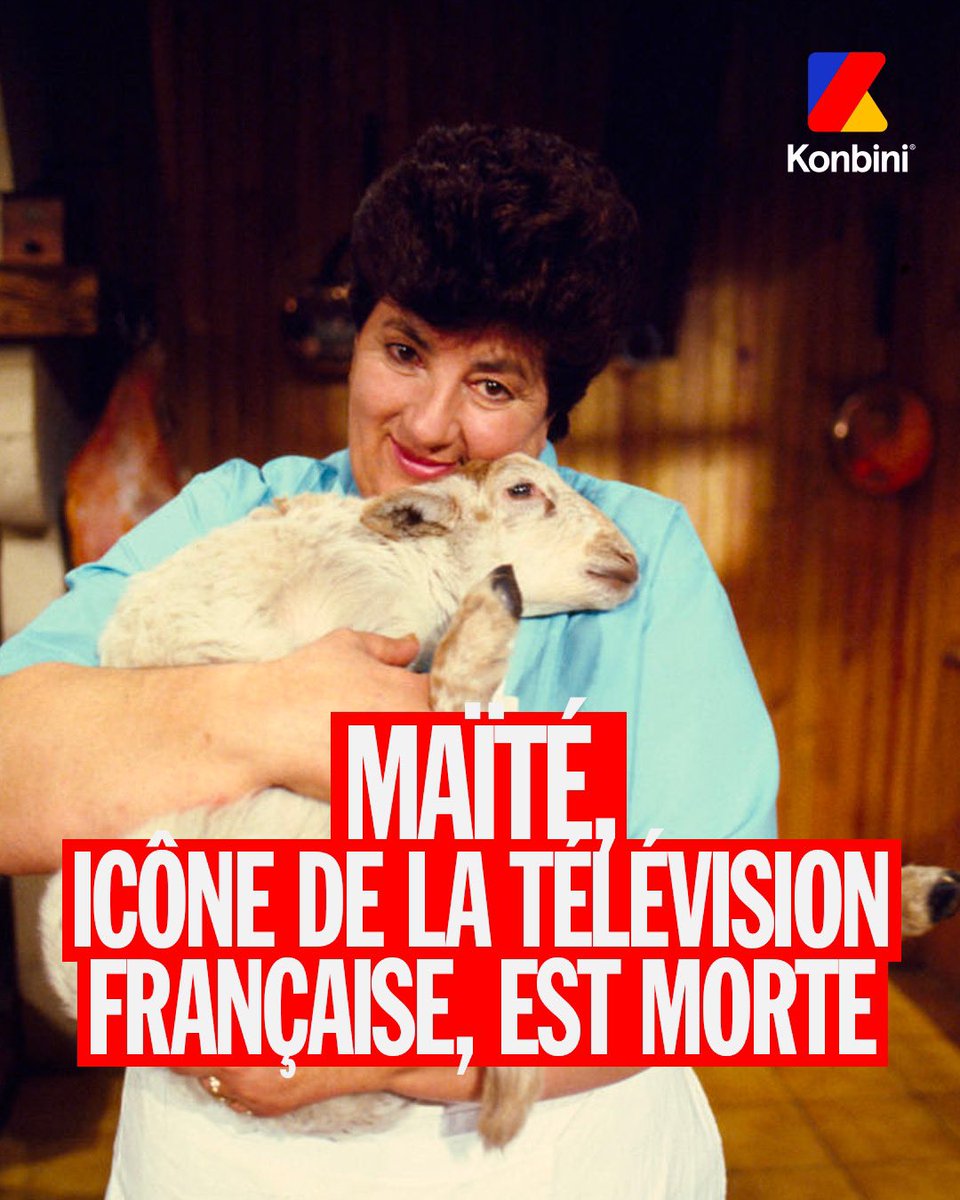 KonbiniFr's tweet photo. Maïté, légende et icône culinaire de la télévision française, notamment connue pour son émission « La Cuisine des mousquetaires », vient de nous quitter, rapportent l’édition des Landes d’https://t.co/94TLas5EnU et RTL. https://t.co/H1lJnXpi4r