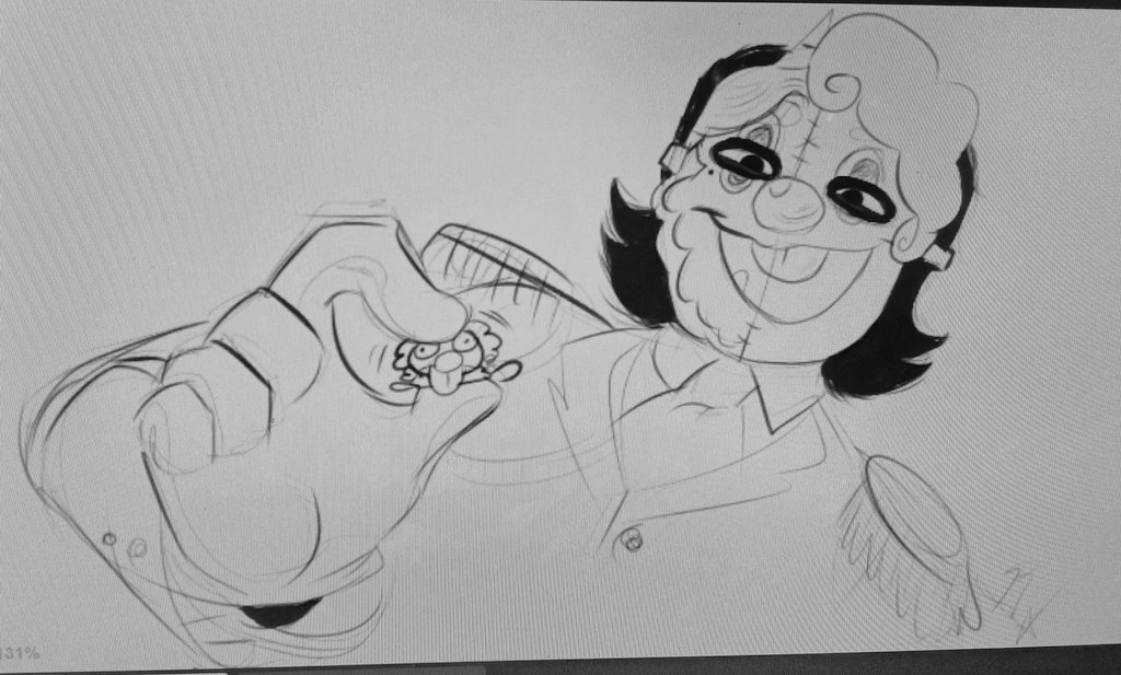 Sr_Mantecaaa's tweet image. Here I leave more silly drawings!

#puppetverse #aggieio #drawing