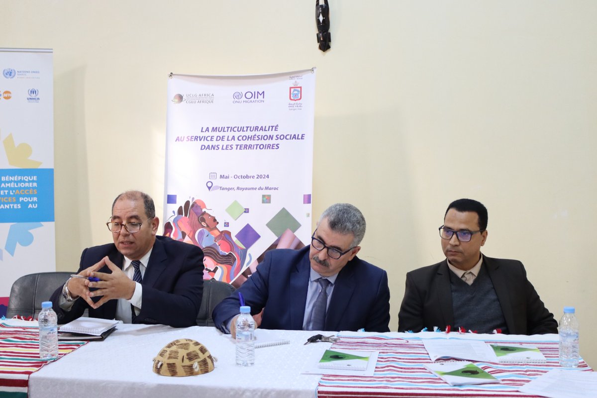 UCLGAfrica's tweet image. La journée du 19 décembre a aussi été marquée par une table ronde avec les acteurs locaux de l'éducation autour de la pérennisation du vivre-ensemble à travers la promotion des valeurs de #tolérance chez les jeunes de Tanger 🌍#MigrationMPTF #Multiculturalité #Cohésion