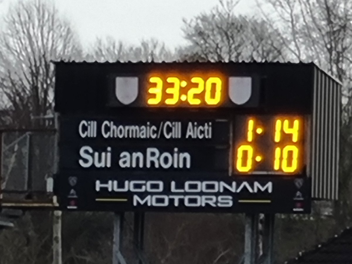 GerRogers's tweet photo. FT Offaly U 20 Championship KK run out winners in Birr https://t.co/rZyqdYD9bS