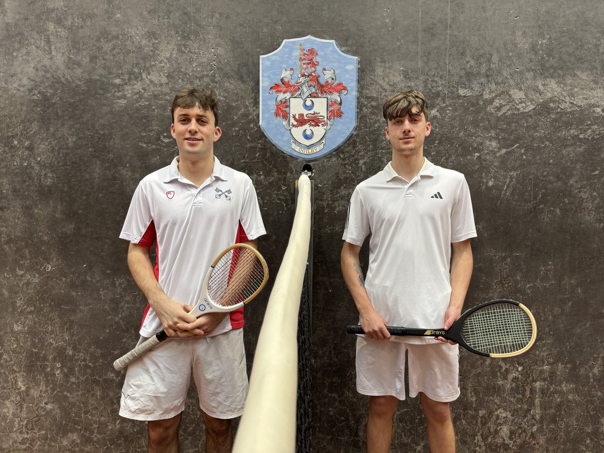 Our second final of the day Ralph Roberts and Harry Tippets battling for the under 21 title.