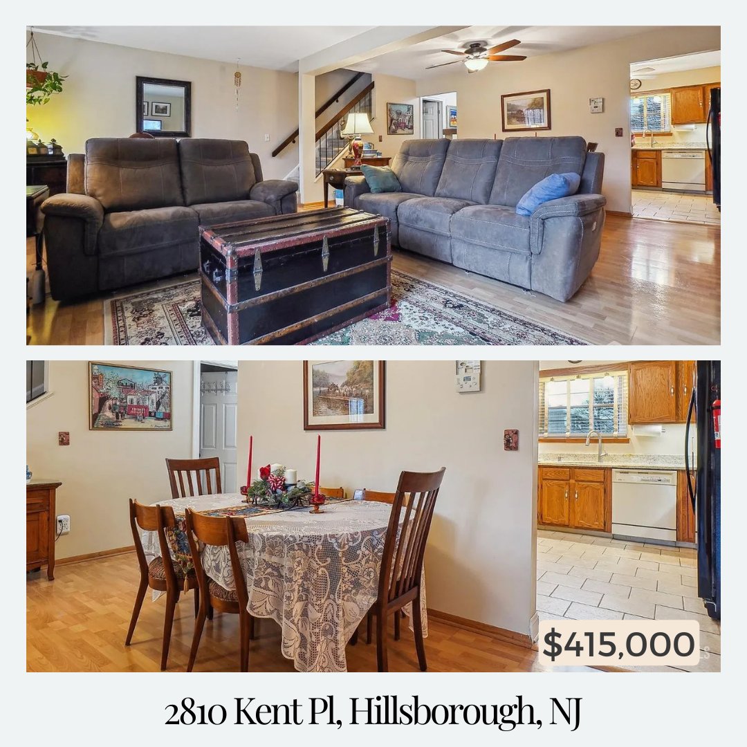 TheBansalTeam's tweet photo. 🏡 Open House!

📍 2810 Kent Pl, Hillsborough, NJ
📅 Sun, Dec 22 | ⏰ 1-4 PM | 💰 $415K
✨ 2 bed, 2.5 bath in Buttercup Village
✅ Private patio 🌿 | Updated kitchen 🍴
✅ Finished basement 🏠 | Modern baths 🌟

Low $309 HOA! Don’t miss it! https://t.co/LLRrbjzD0c
