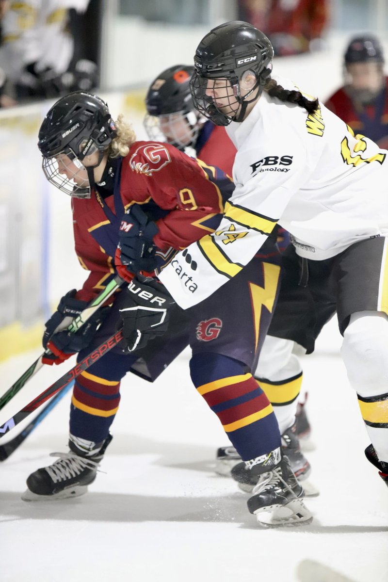 Two goals from the Queenbees - one in the first minute - gave them the lead over Guildford at the first break.