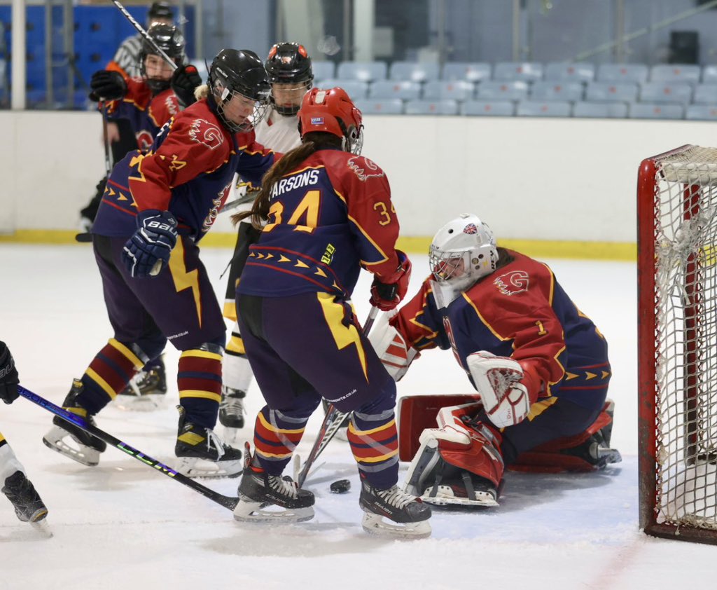 <a href="/QueenBeesHockey/">Queen Bees Ice Hockey Club</a> take it to 5-0 in the second period - masses of possession.