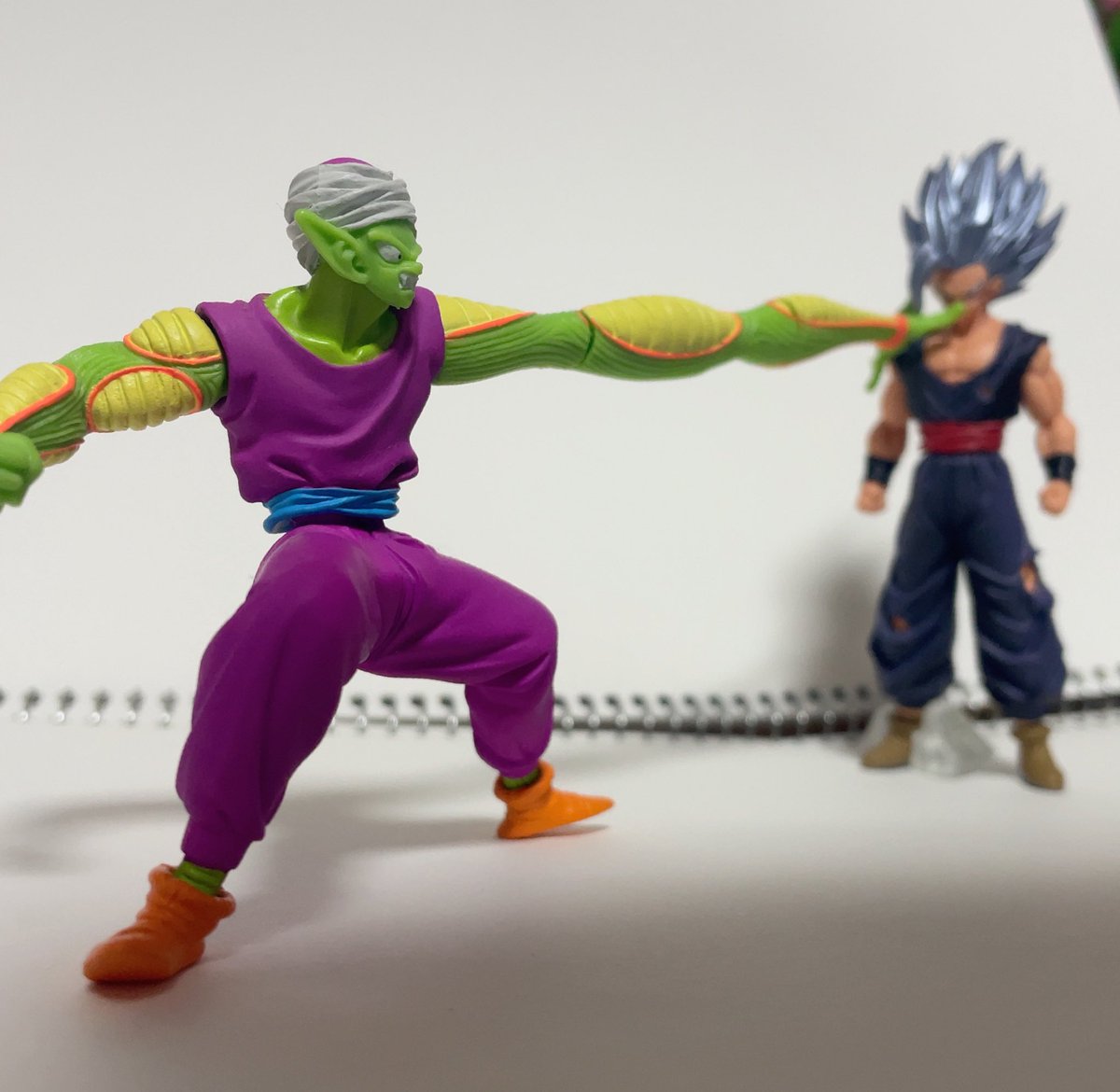 ピッコロ(ドラゴンボール) ,孫悟飯 「大きさのバランスがいいのと並べたいね 」|つけもの🌷のイラスト
