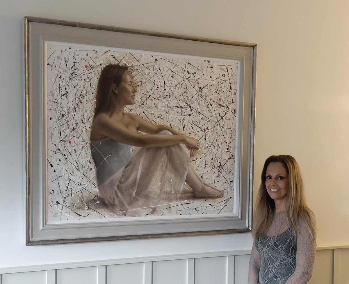 My most recent, dream of a commission to paint this portrait of a special friend ❤️