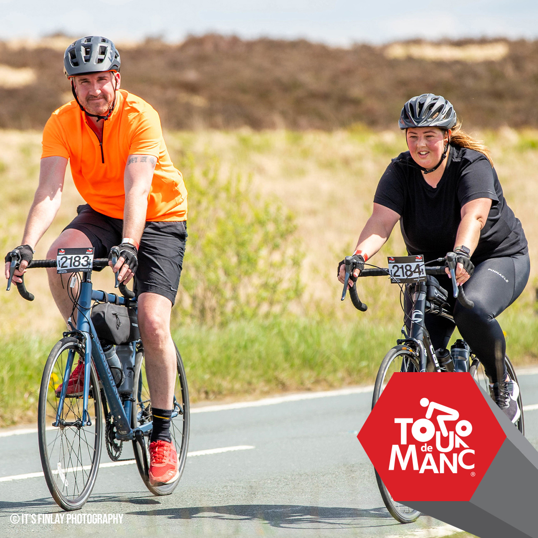 To all the people who have already signed up to Tour de Manc ‘25, thank you for your support. 100% of our profits are donated to charity, making a difference to lives in Greater Manchester and beyond.