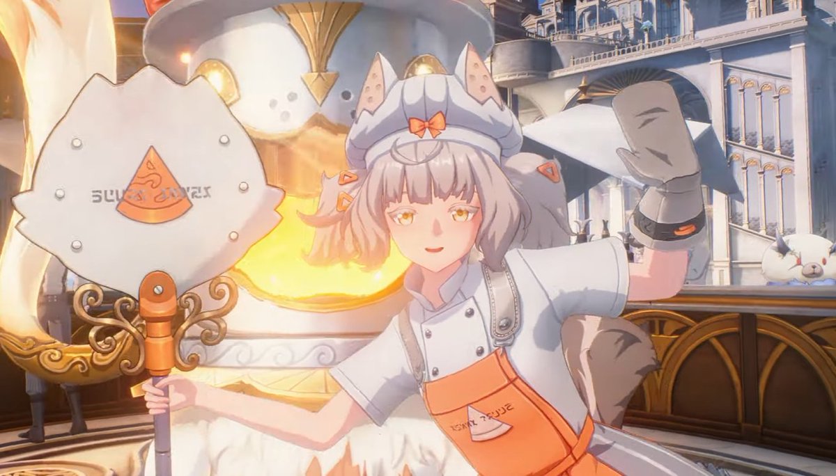 AleLethiur's tweet photo. So happy for Karenina to be reborn on Rinascita as a pizza girl https://t.co/21ETOnvJ27