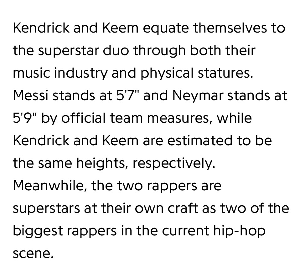 distortededges's tweet photo. @scubaryan_ Genius said Kendrick channels the 5’7 energy https://t.co/BYHieBg4TB