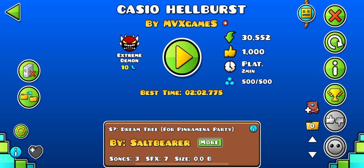 Thank you so much to everyone who played this level. 12 year old me would be freaking out LOL.