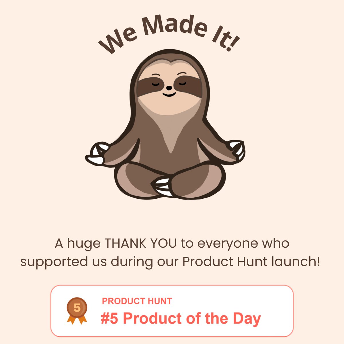 straighty_app's tweet photo. 🎉 We did it! Top 5 on Product Hunt! 🚀

A huge thank-you to everyone who supported us. This milestone inspires us to keep building and improving Straighty! 💪

Stay tuned—we’re just getting started! 🧘‍♂️💻

#StraightyApp #ProductHunt #Top5 #HealthTech https://t.co/PMlNOOyXQy