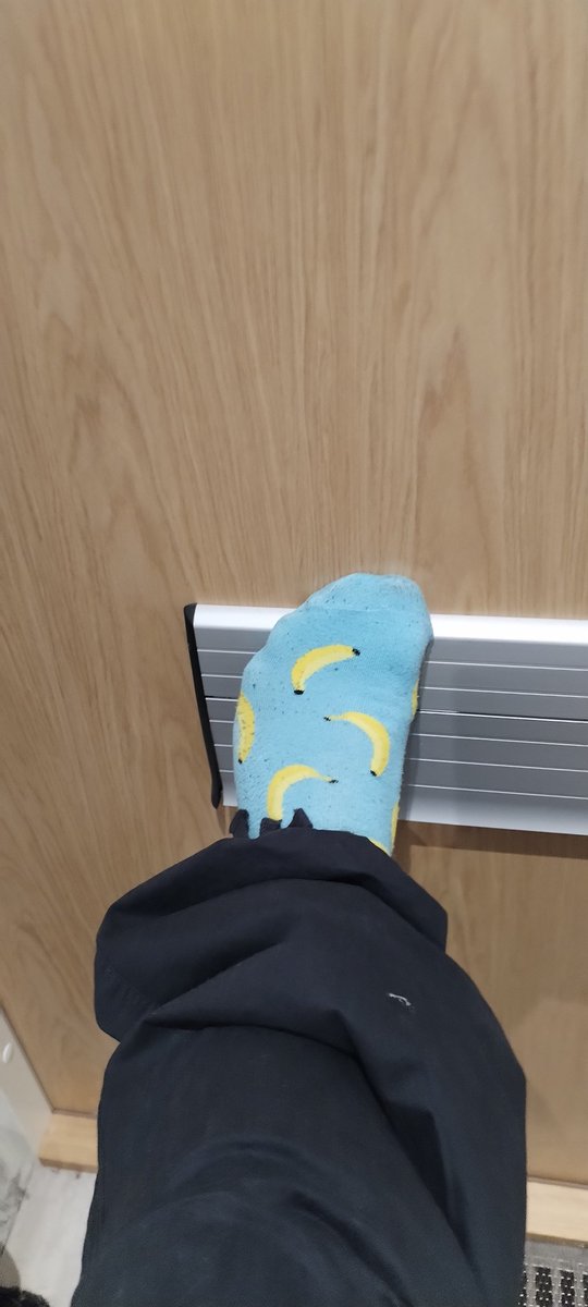 The banana socks stay on during the gig, no exceptions