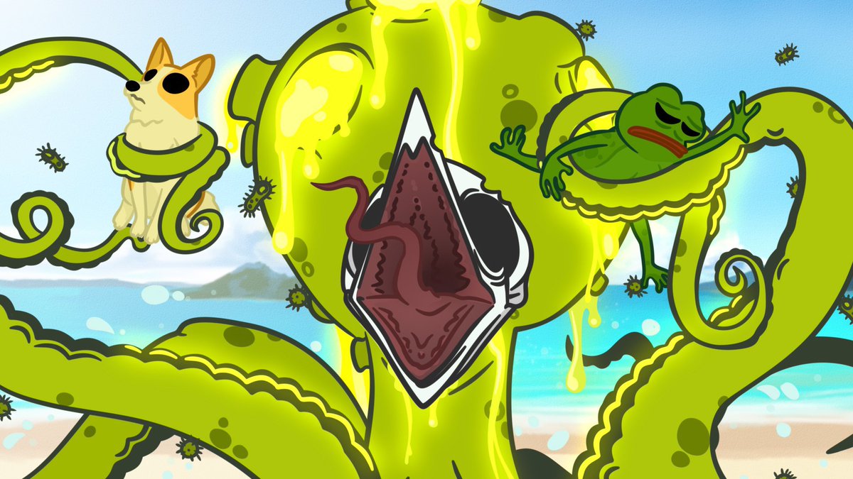 mrboblles's tweet photo. @elonmusk While you wait, the octopus will slowly gobble up meme tokens, gaining more and more power. The $BOBLS community doesn't sleep. https://t.co/fExo0Yg0b3