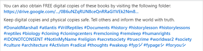 GoldenTruth112's tweet photo. Obtain FREE digital copies. Visit the following folder: 👇
https://t.co/HCpEqjsTtN
Keep digital copies and physical copies safe. Tell others and inform the world with truth. https://t.co/FQEGgJ1tQT