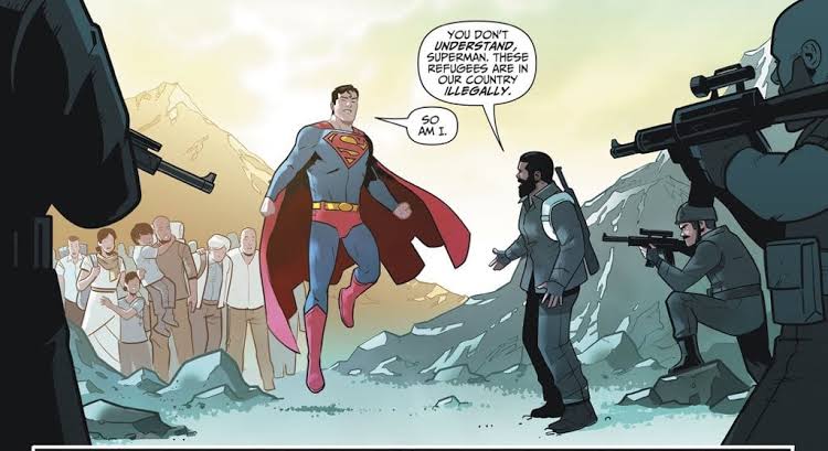 <a href="/NebsGoodTakes/">Neb | 🏳️‍🌈</a> I just saved this image to share in a thread arguing that Superman would be against illegal immigration, for some reason, but I don't have the energy for that type of conversation, so I moved on.

I feel this image would be more appreciated over here c: