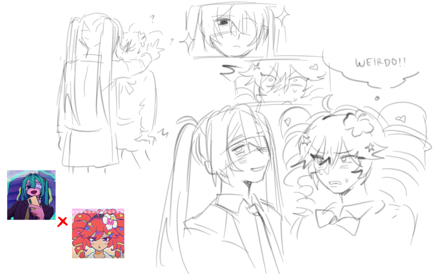 pimxvilly's tweet photo. monitoring miku x gyaru teto ........ https://t.co/Sr2kCJK7yi